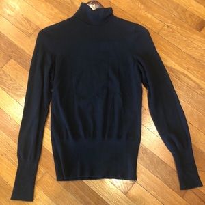 Banana Republic Silk cotton cashmere turtle neck